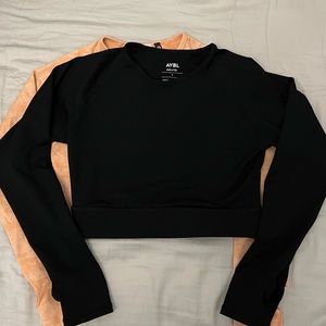 AYBL 2 long sleep crop set